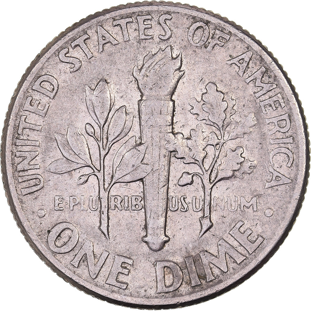 Vereinigte Staaten, Dime, Roosevelt, 1973, U.S. Mint, Copper-Nickel Clad Copper