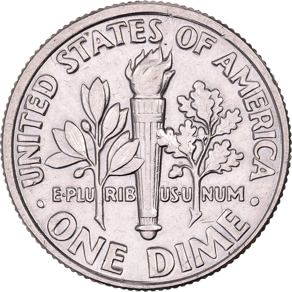Estados Unidos da América, Dime, Roosevelt, 1994, U.S. Mint, Cobre Revestido a