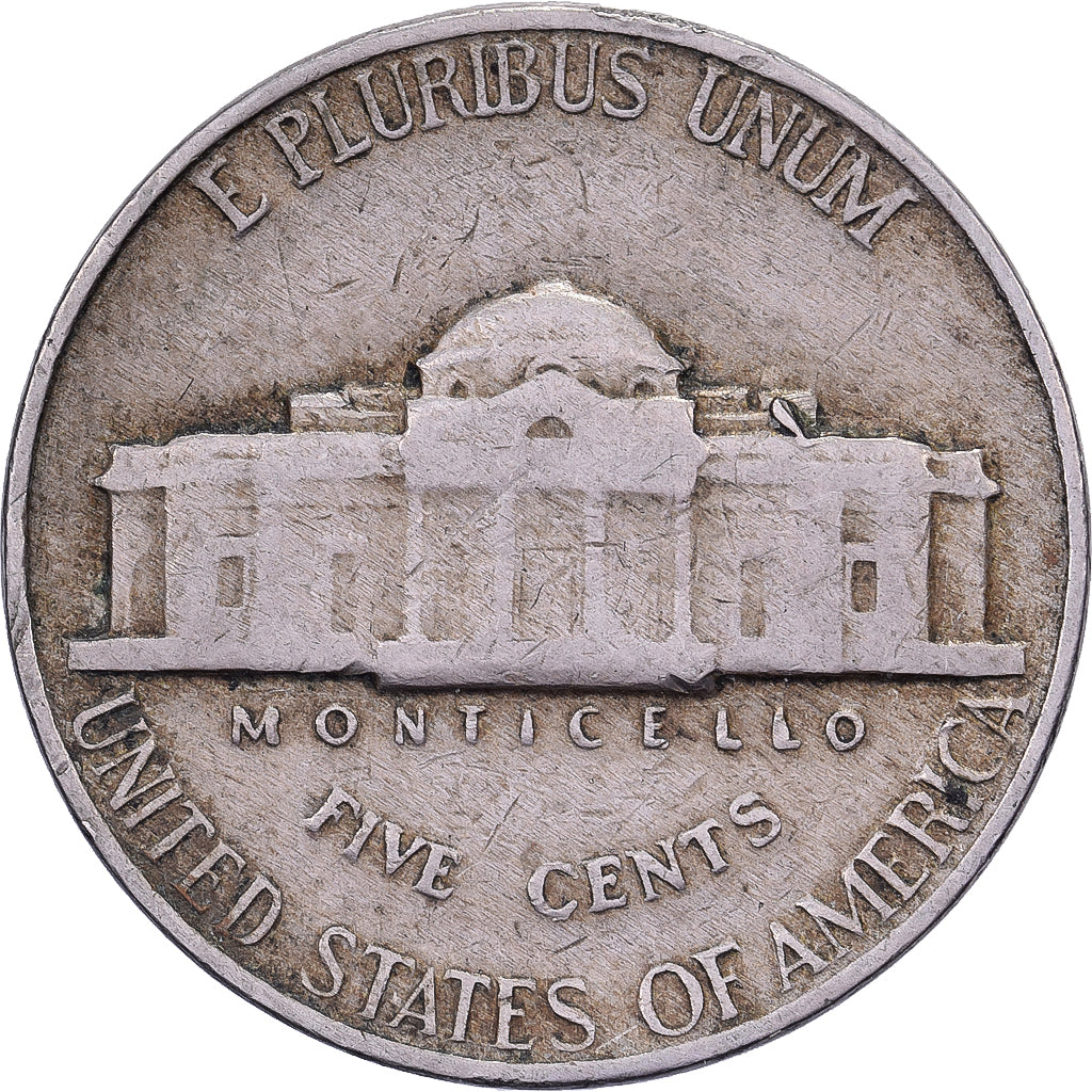 États-Unis, 5 Cents, Jefferson, 1946, U.S. Mint, Cupro-nickel, TTB, KM:A192