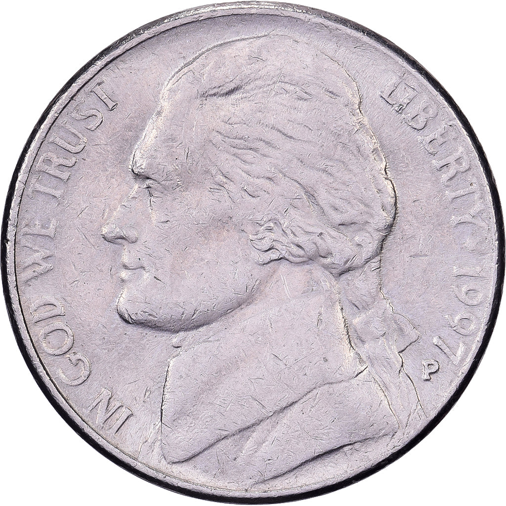États-Unis, 5 Cents, Jefferson, 1997, U.S. Mint, Cupro-nickel, TTB+, KM:A192