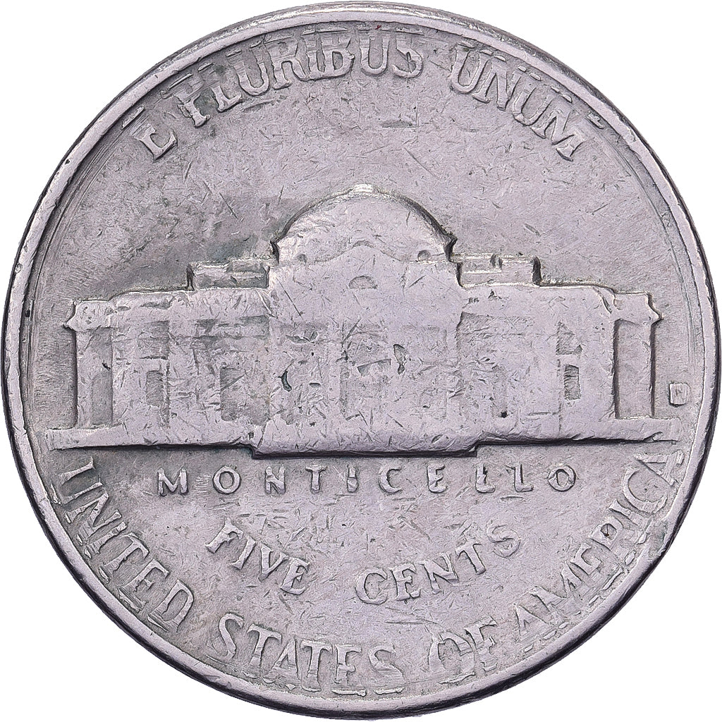 Estados Unidos, 5 Cents, Jefferson, 1963, U.S. Mint, Cobre - níquel, MBC