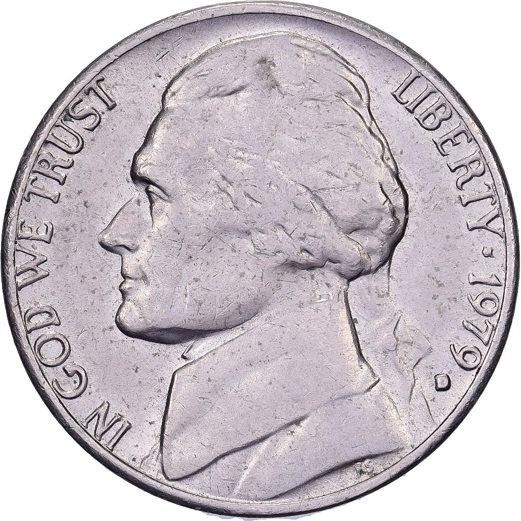Verenigde Staten, 5 Cents, Jefferson, 1979, U.S. Mint, Cupro-nikkel, ZF, KM:A192