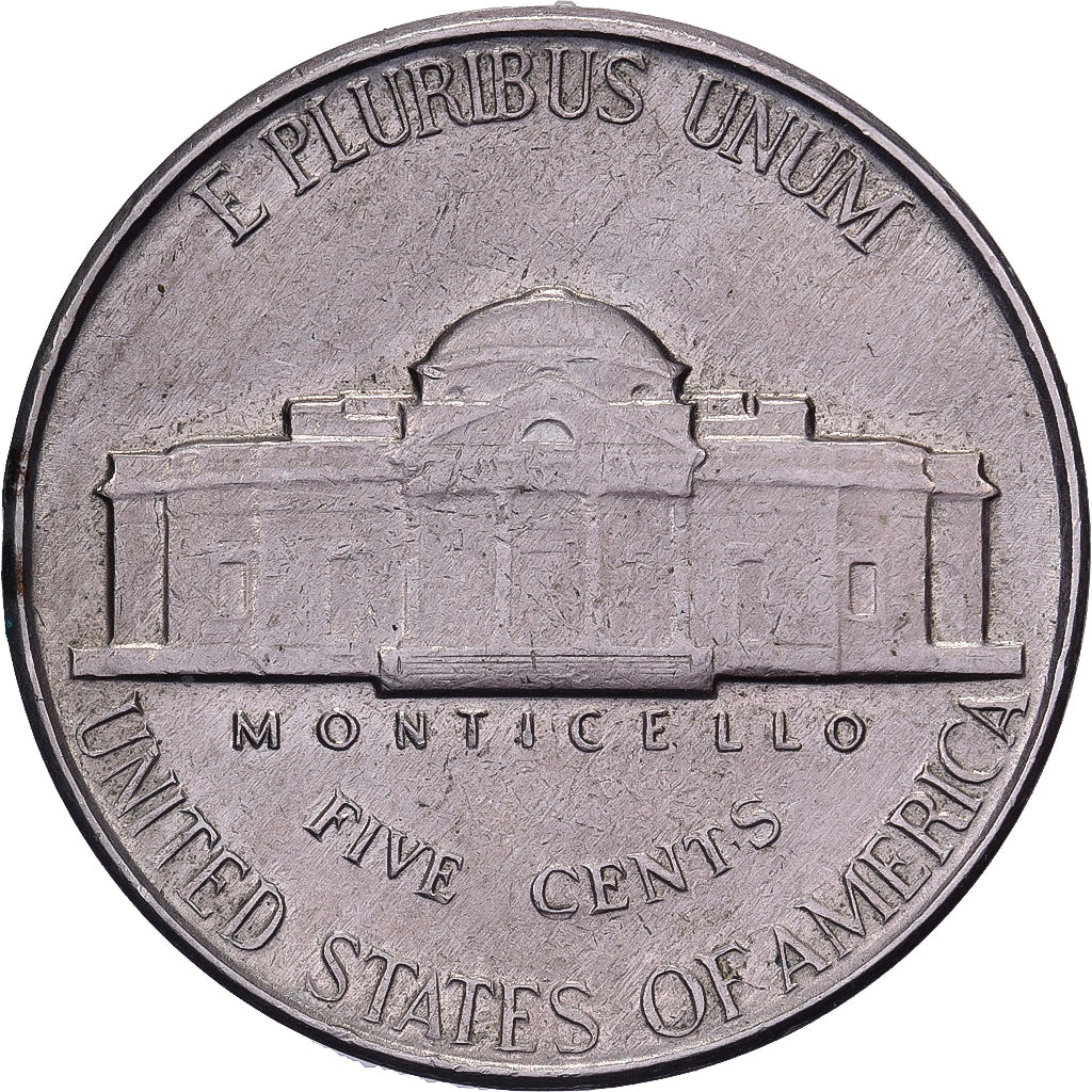 Estados Unidos, 5 Cents, Jefferson, 1948, U.S. Mint, Cobre - níquel, MBC
