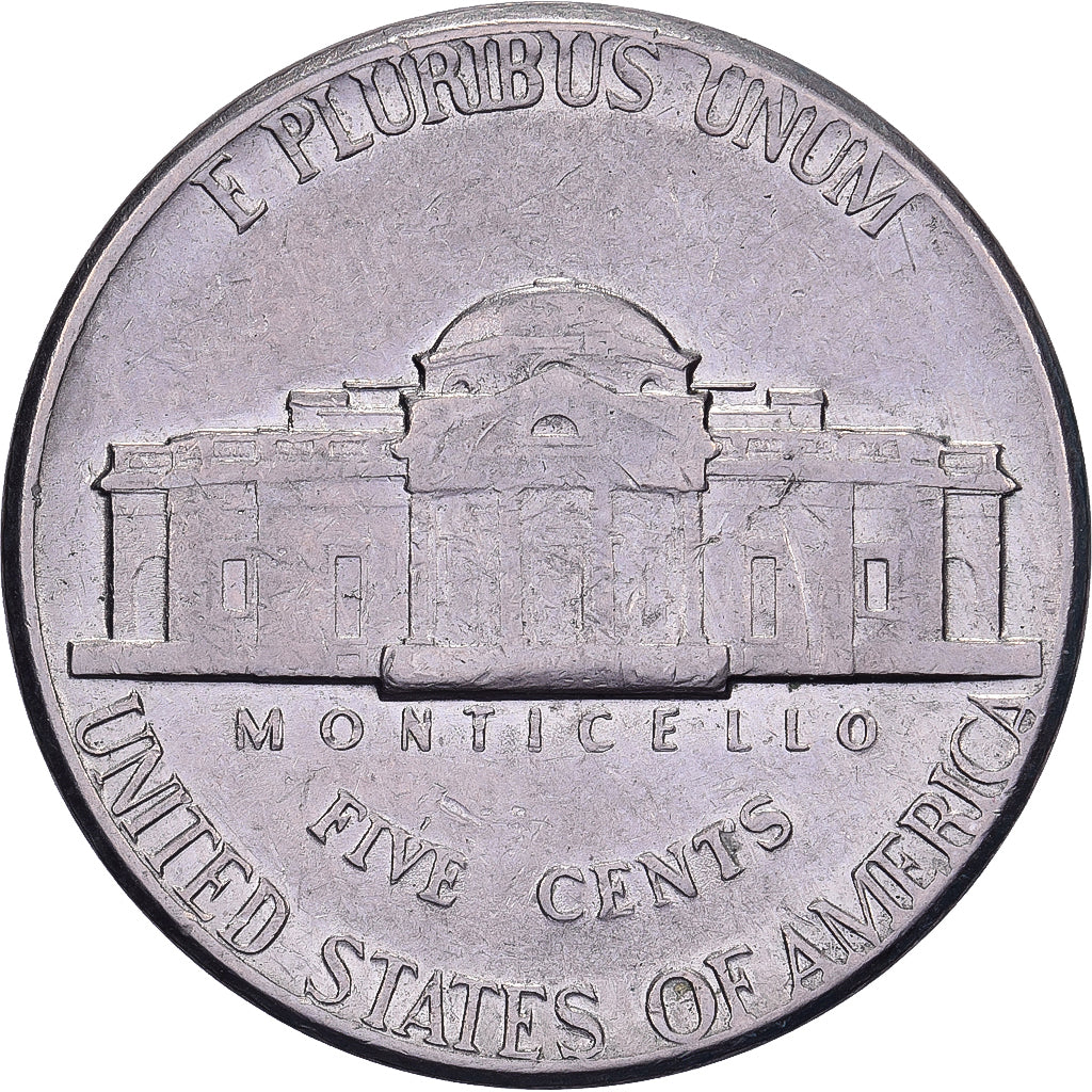 États-Unis, 5 Cents, Jefferson, 1972, U.S. Mint, Cupro-nickel, TTB, KM:A192