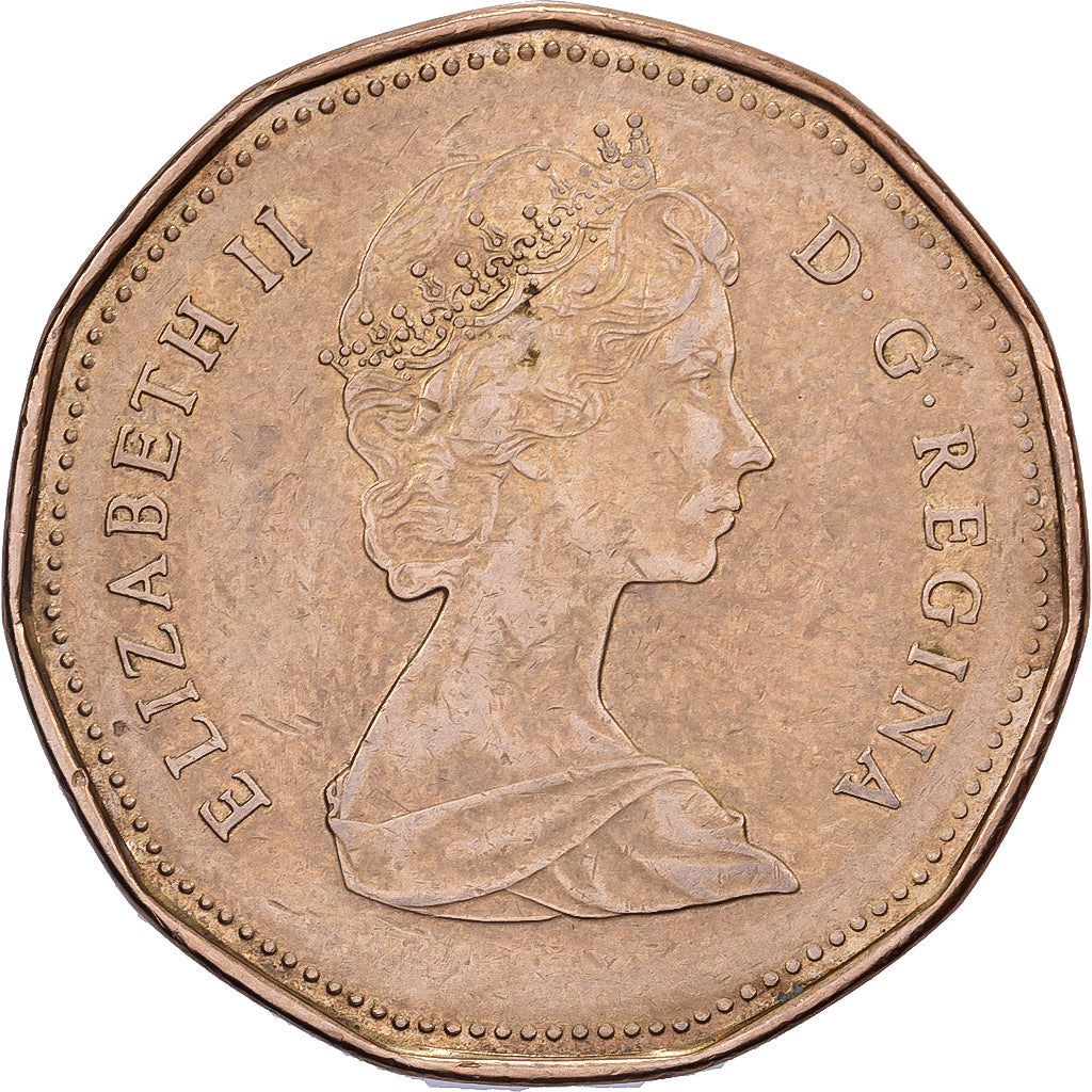 Canadá, Elizabeth II, Dollar, 1988, Royal Canadian Mint, Bronce dorado chapado