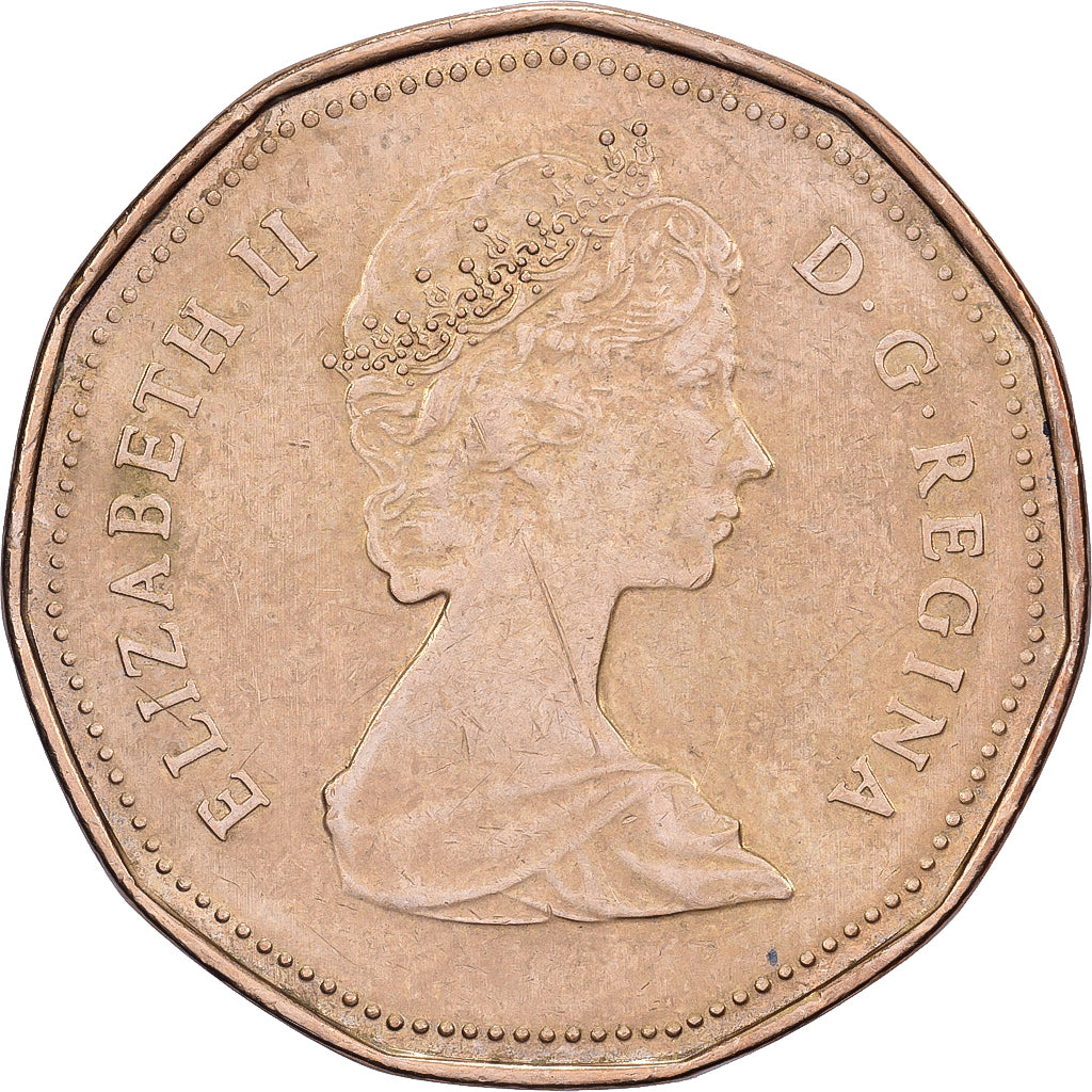Canadá, Elizabeth II, Dollar, 1987, Royal Canadian Mint, Bronce dorado chapado