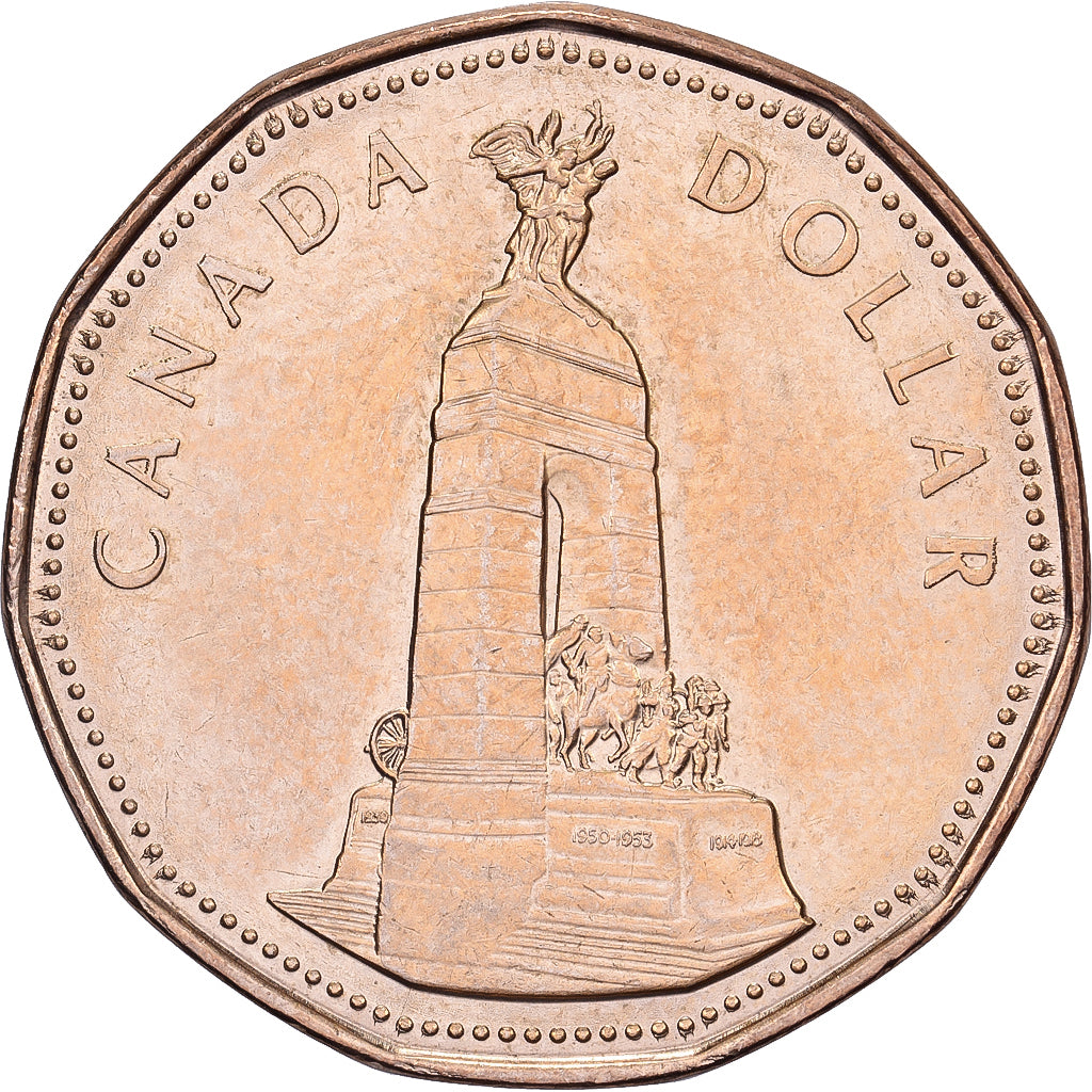 Canadá, Elizabeth II, Dollar, 1994, Royal Canadian Mint, Bronce dorado chapado