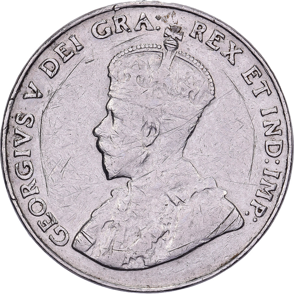 Canada, George V, 5 Cents, 1936, Royal Canadian Mint, Nickel, EF(40-45), KM:29