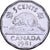 Canadá, George VI, 5 Cents, 1951, Royal Canadian Mint, Chromium And Nickel