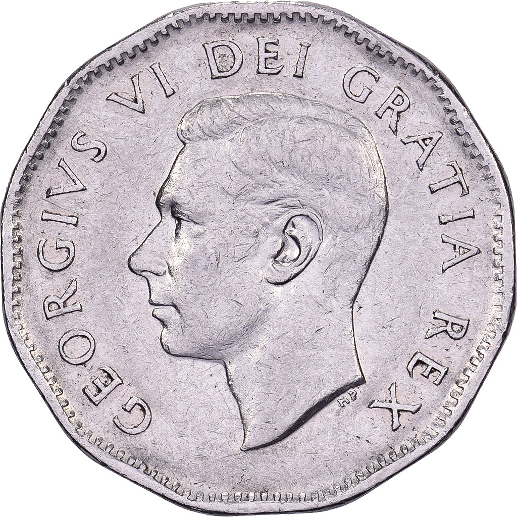 Canada, George VI, 5 Cents, 1950, Royal Canadian Mint, Nickel, SUP, KM:42