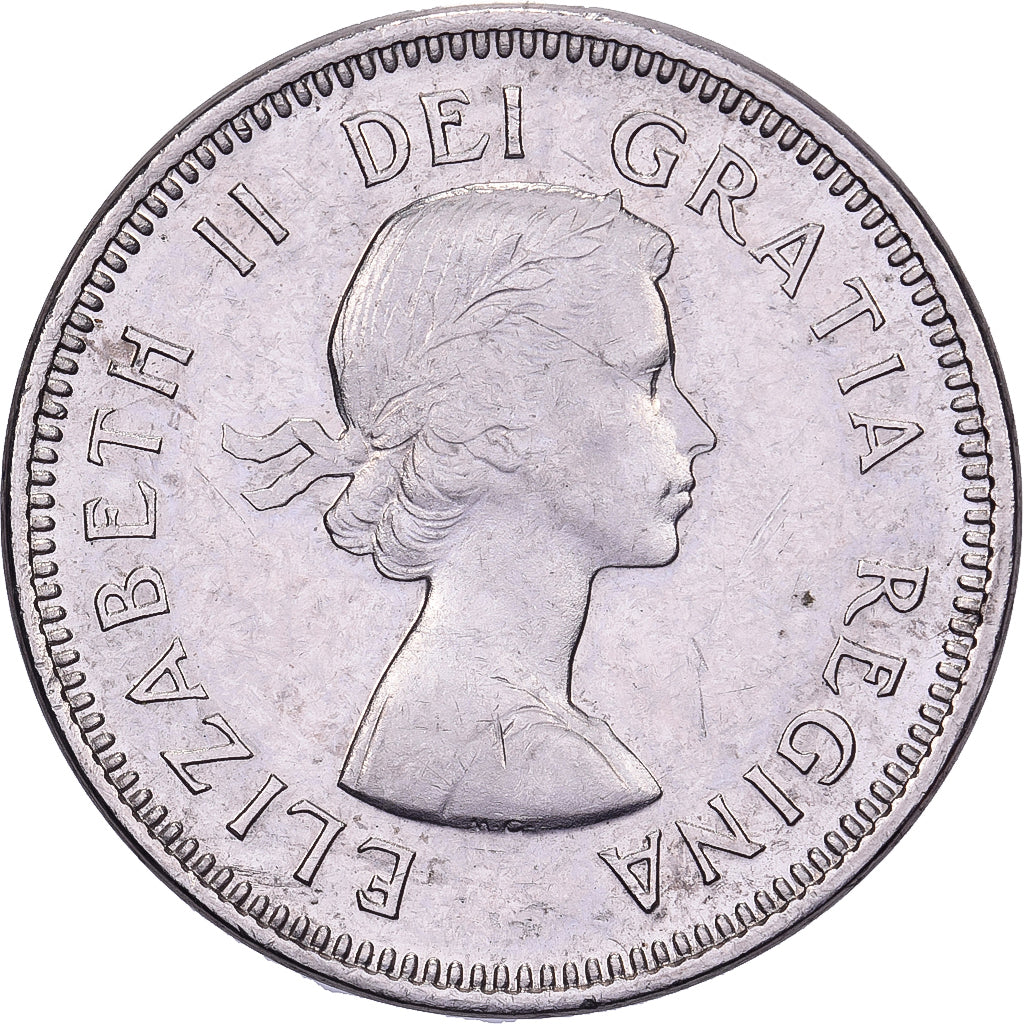 Canada, Elizabeth II, 5 Cents, 1963, Royal Canadian Mint, Nikiel, AU(55-58)