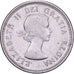 Canada, Elizabeth II, 5 Cents, 1963, Royal Canadian Mint, Nikiel, AU(55-58)