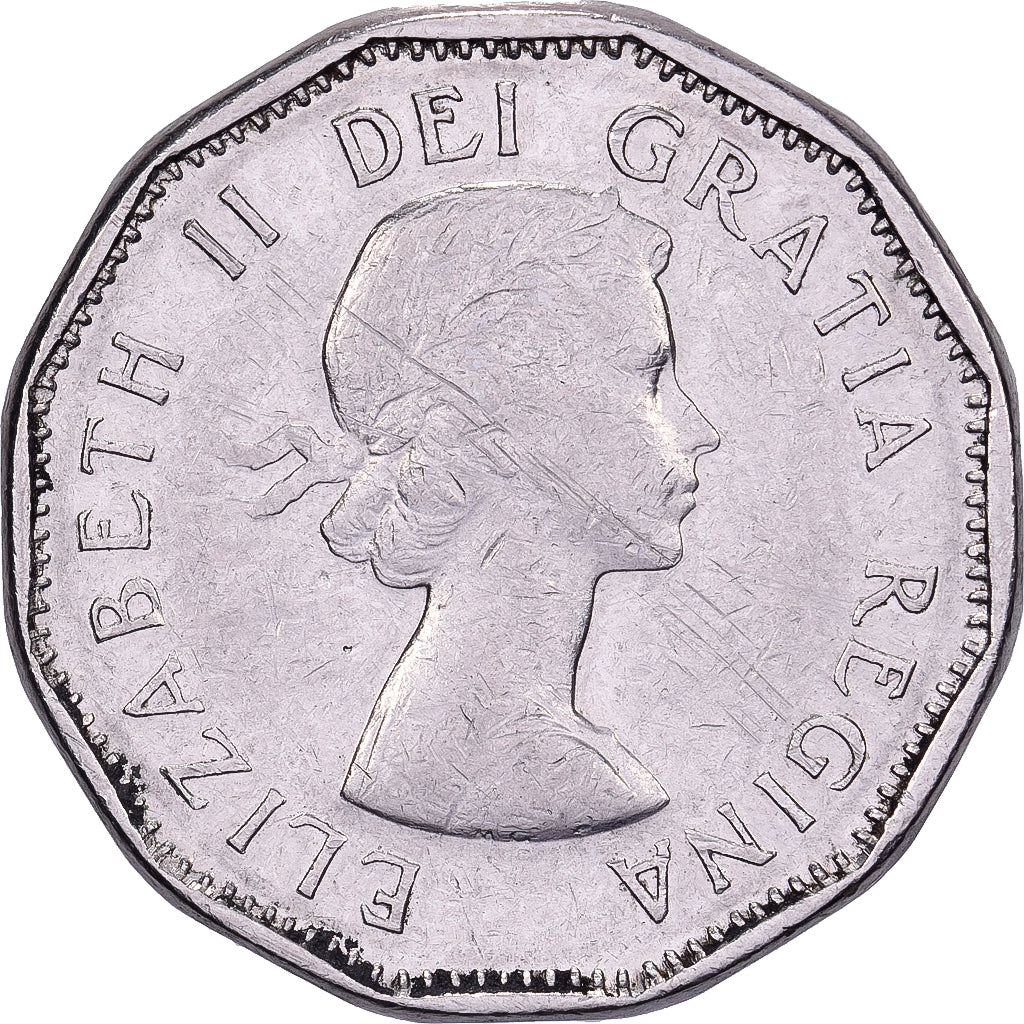 Canadá, Elizabeth II, 5 Cents, 1961, Royal Canadian Mint, Níquel, AU(50-53)