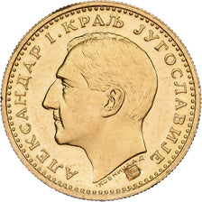 Iugoslavia, Alexander I, Dukat, 1931, Oro, SPL, KM:12.2