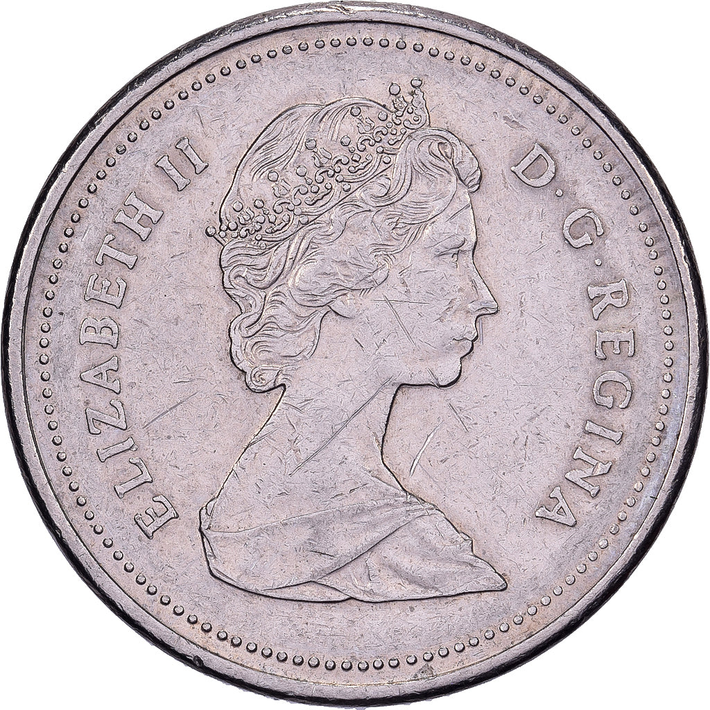 Canada, Elizabeth II, 5 Cents, 1987, Royal Canadian Mint, Copper-nickel