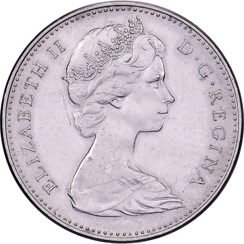 Kanada, Elizabeth II, 5 Cents, 1965, Royal Canadian Mint, Nickel, VZ, KM:60.1