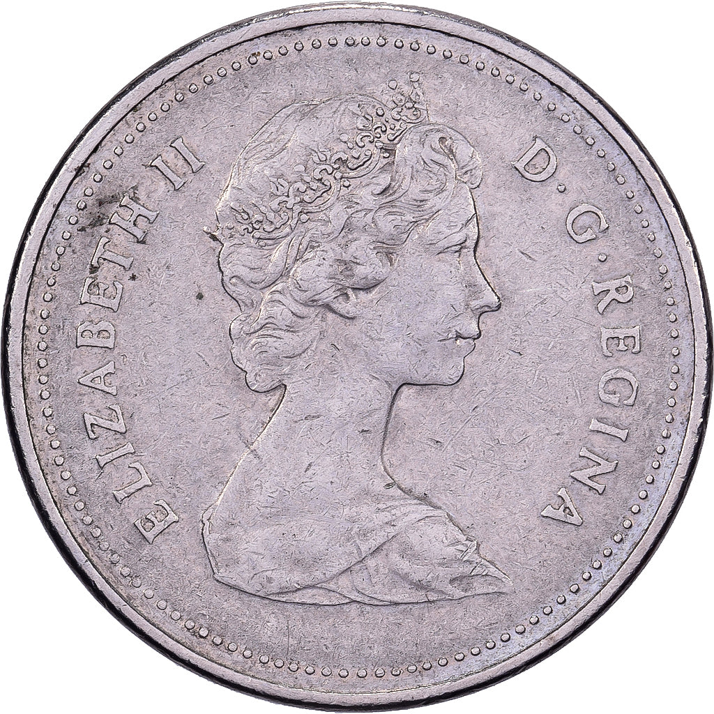 Canadá, Elizabeth II, 5 Cents, 1985, Royal Canadian Mint, Cobre - níquel