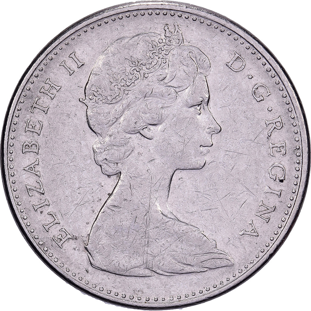 Kanada, Elizabeth II, 5 Cents, 1971, Royal Canadian Mint, Nickel, SS+, KM:60.1