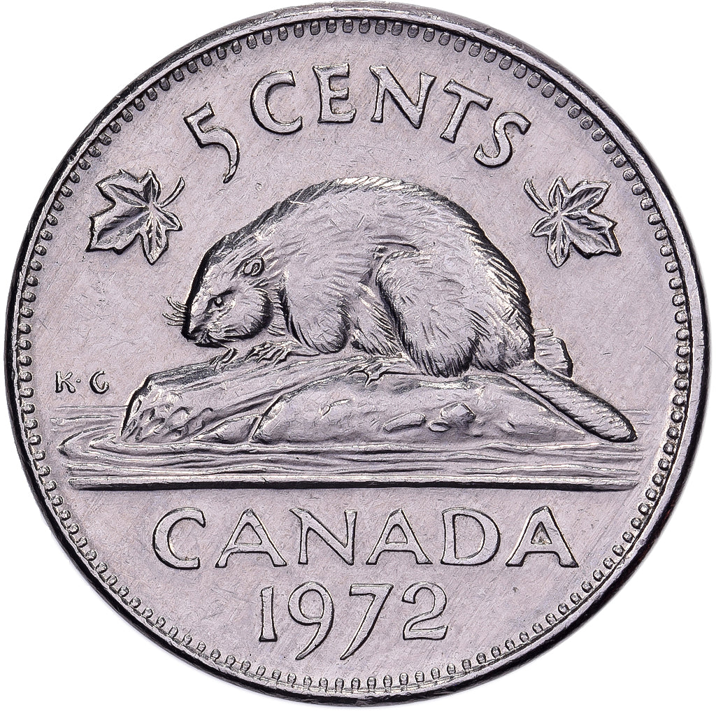 Canada, Élisabeth II, 5 Cents, 1972, Royal Canadian Mint, Nickel, SUP, KM:60.1