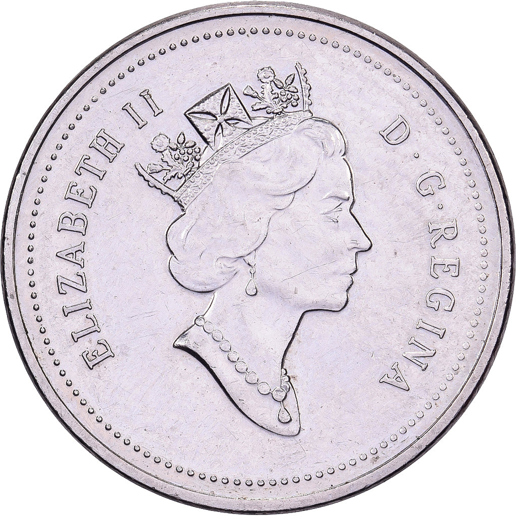 Canadá, Elizabeth II, 5 Cents, 1996, Royal Canadian Mint, Cobre - níquel, EBC