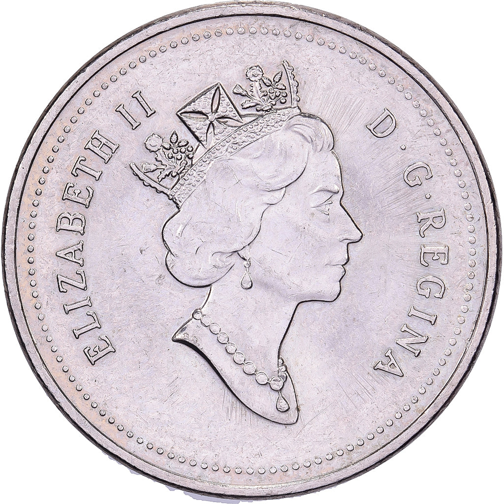 Canadá, Elizabeth II, 5 Cents, 1997, Royal Canadian Mint, Cobre - níquel, EBC