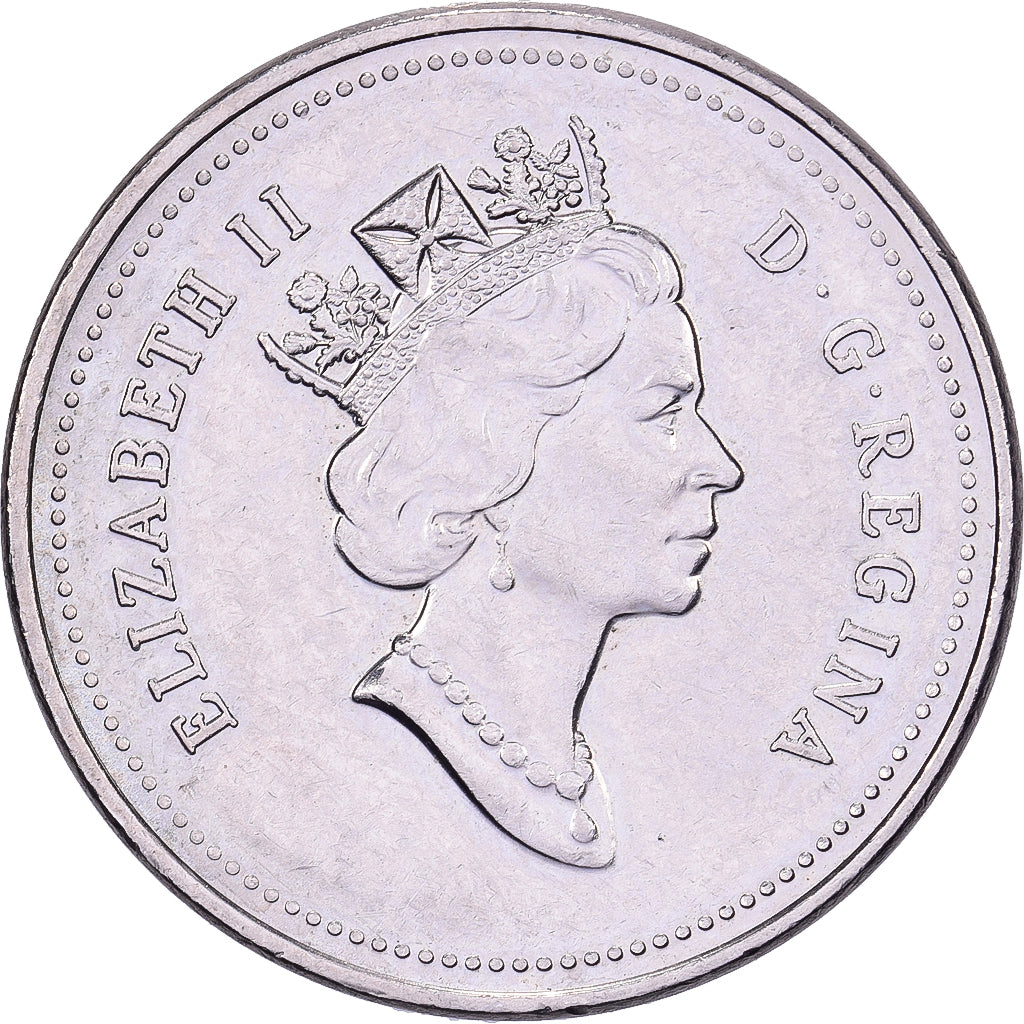 Canadá, Elizabeth II, 5 Cents, 1867-1992, Royal Canadian Mint, Cobre - níquel