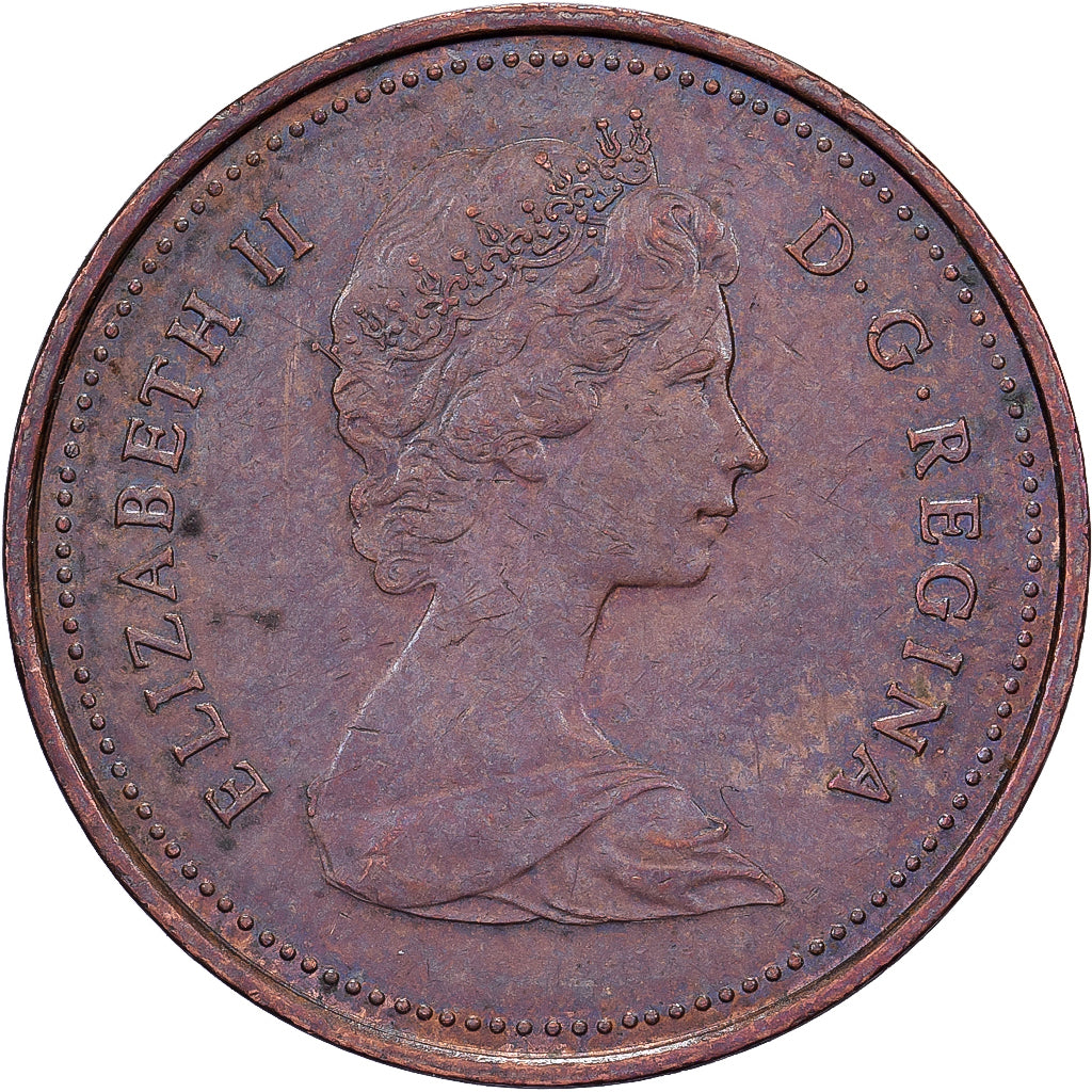 Canadá, Elizabeth II, Cent, 1981, Royal Canadian Mint, Bronce, MBC, KM:127