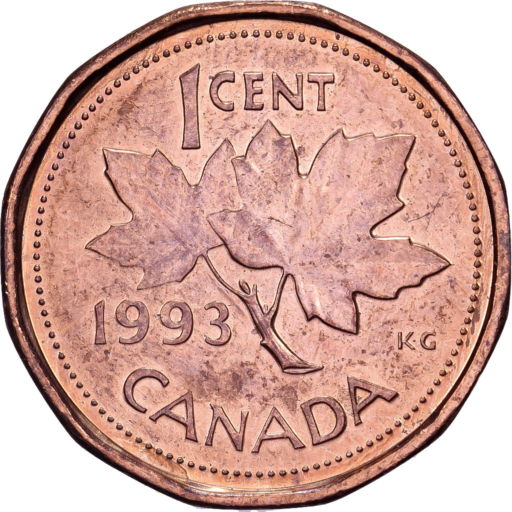 Canada, Elizabeth II, Cent, 1993, Royal Canadian Mint, Bronzen, ZF+, KM:181