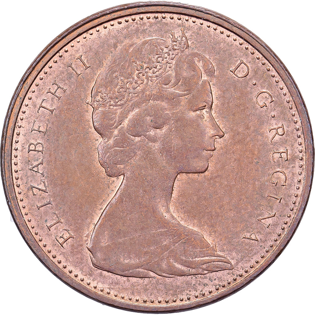 Canadá, Elizabeth II, Cent, 1974, Royal Canadian Mint, Bronce, MBC+, KM:59.1