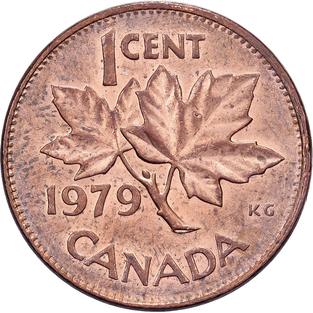Canada, Elizabeth II, Cent, 1979, Royal Canadian Mint, Brązowy, AU(50-53)