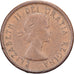 Canadá, Elizabeth II, Cent, 1961, Royal Canadian Mint, Bronce, MBC, KM:49