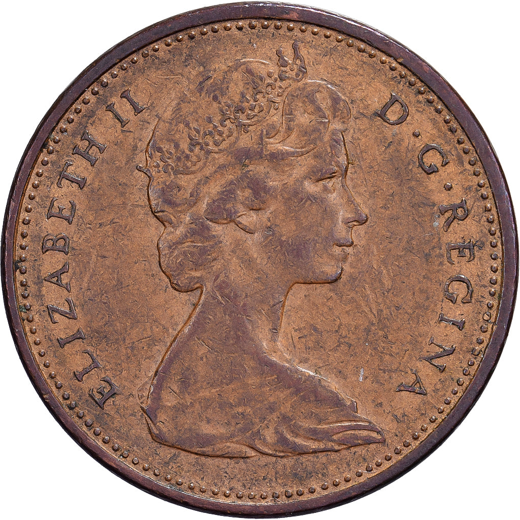 Canada, Elizabeth II, Cent, 1969, Royal Canadian Mint, Bronzen, ZF+, KM:59.1