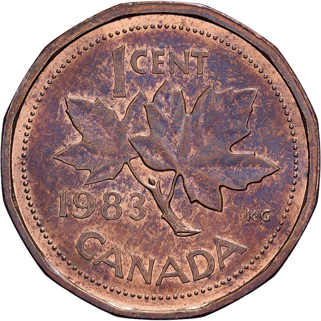 Canada, Elizabeth II, Cent, 1983, Royal Canadian Mint, Bronzen, ZF, KM:132