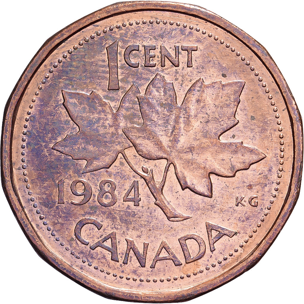 Canadá, Elizabeth II, Cent, 1984, Royal Canadian Mint, Bronze, AU(50-53)