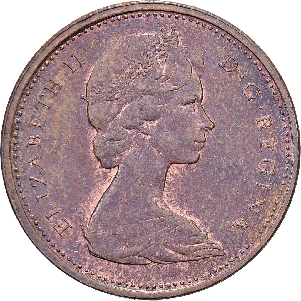 Canadá, Elizabeth II, Cent, 1972, Royal Canadian Mint, Bronce, MBC, KM:59.1