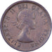 Canadá, Elizabeth II, Cent, 1955, Royal Canadian Mint, Bronze, EF(40-45), KM:49