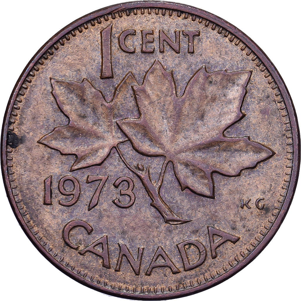 Canada, Elizabeth II, Cent, 1973, Royal Canadian Mint, Bronze, EF(40-45)