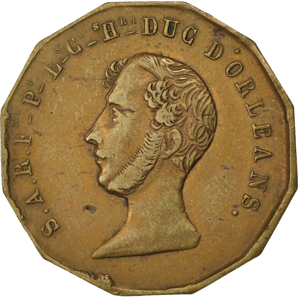 France, Medal, Louis Philippe I, 1842, Copper, AU(50-53)