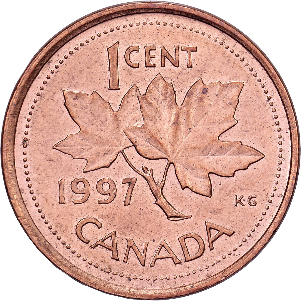 Canada, Elizabeth II, Cent, 1997, Royal Canadian Mint, Copper Plated Steel