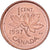 Canadá, Elizabeth II, Cent, 1997, Royal Canadian Mint, Aço Cromado a Cobre