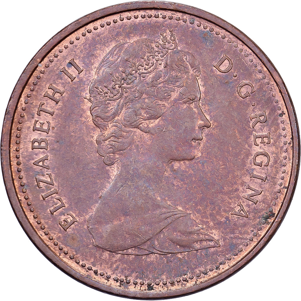 Canada, Elizabeth II, Cent, 1980, Royal Canadian Mint, Bronzo, BB, KM:127