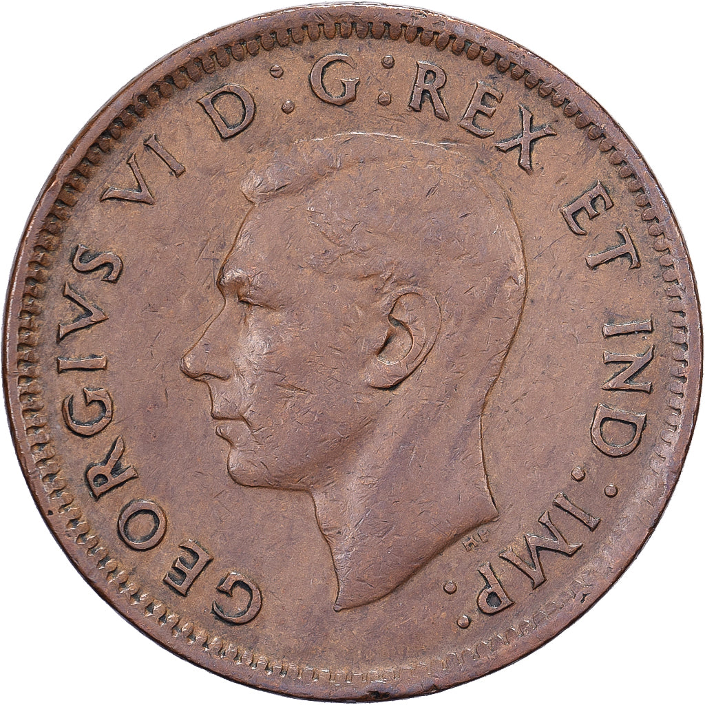 Canada, George VI, Cent, 1945, Royal Canadian Mint, Bronzo, BB, KM:32