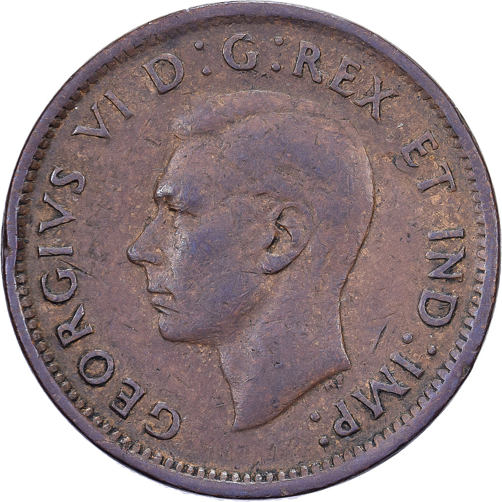 Canadá, George VI, Cent, 1943, Royal Canadian Mint, Bronze, EF(40-45), KM:32