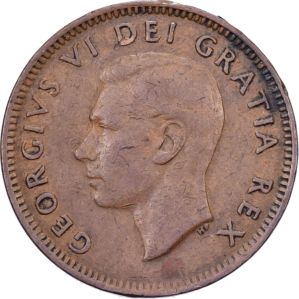 Kanada, George VI, Cent, 1951, Royal Canadian Mint, Bronze, SS, KM:41
