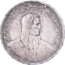 Switzerland, 5 Francs, 1953, Bern, Silver, EF(40-45), KM:40