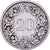 Suíça, 20 Rappen, 1896, Bern, Níquel, VF(30-35), KM:29