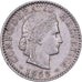 Svizzera, 20 Rappen, 1958, Bern, Rame-nichel, BB, KM:29a