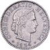 Switzerland, 20 Rappen, 1954, Bern, Copper-nickel, EF(40-45), KM:29a