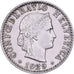 Schweiz, 20 Rappen, 1929, Bern, Nickel, SS+, KM:29