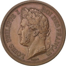 France, Medal, Louis Philippe I, 1842, Copper, Barre, AU(55-58)